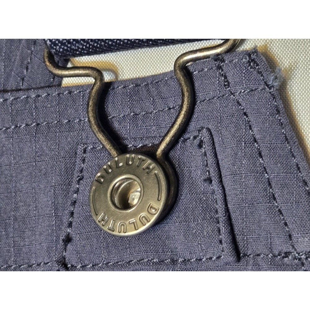 Duluth Trading Co Heirloom Bibs Women's Overalls Navy Blue XL x 33 Inseam NWT - Picture 6 of 10